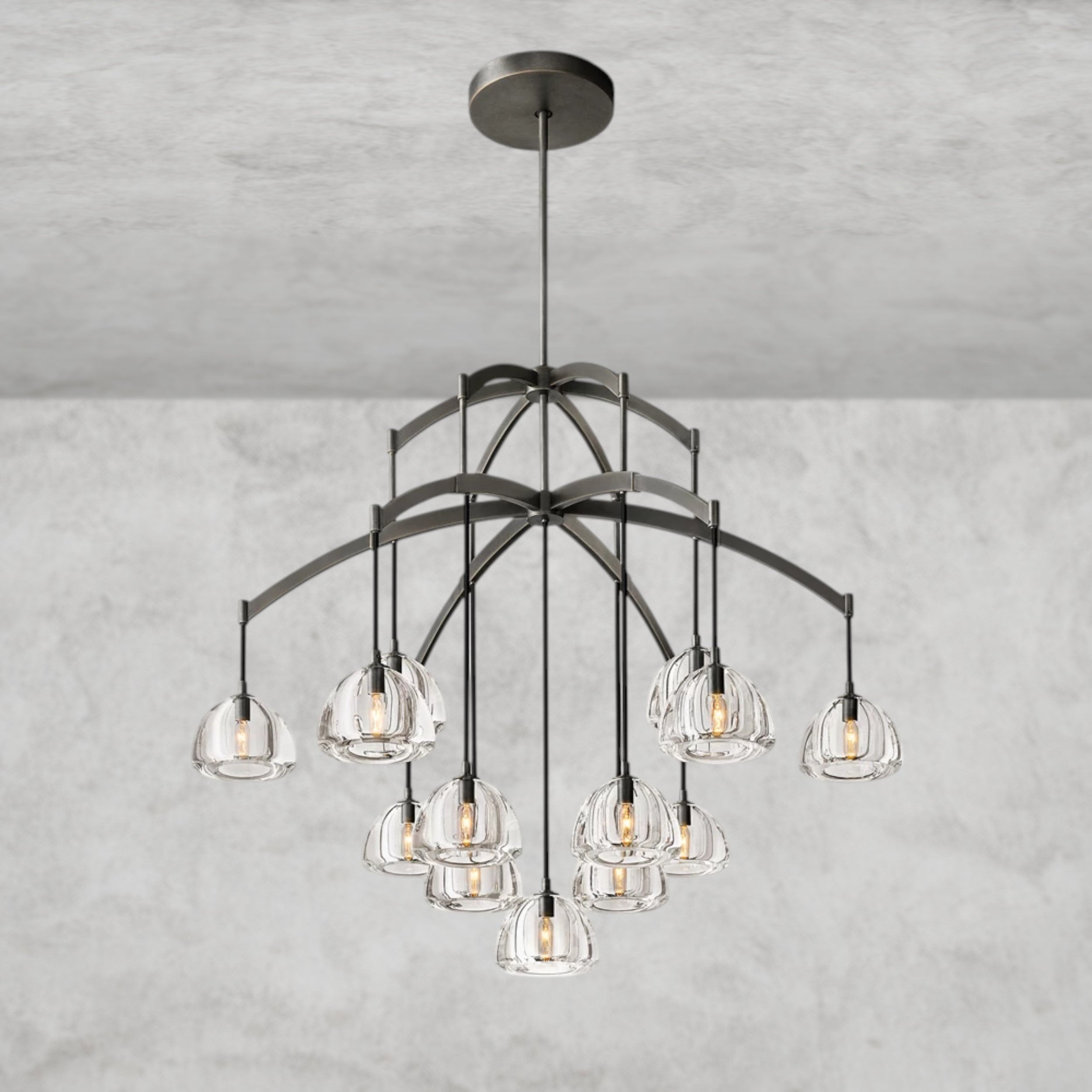 Hemisphere Round Chandelier 36", 48", 60"